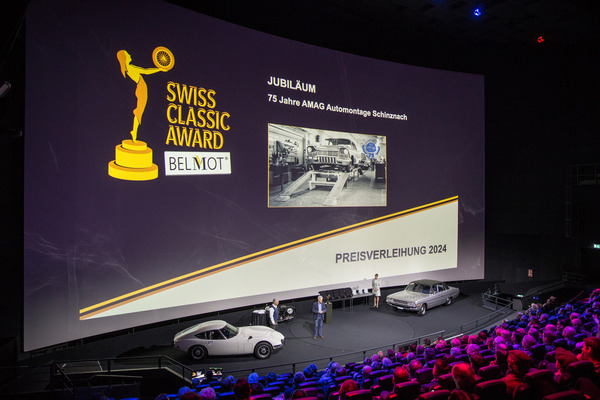 Bild: Swiss Classic Award 2024 - Swiss Classic Award 2024 auf der Bühne des Verkehrshaus-Filmtheaters