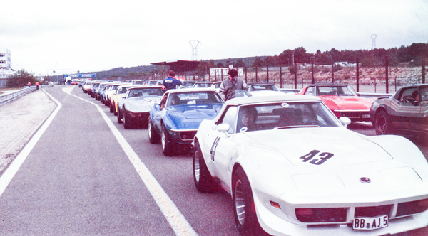 Swiss Corvette Club International - Renntage in Dijon 1985