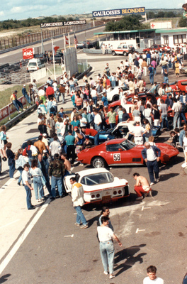 Swiss Corvette Club International - Renntage in Dijon 1988