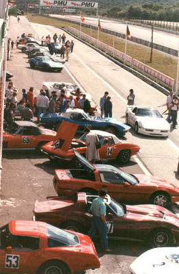Swiss Corvette Club International - Renntage in Dijon 1988