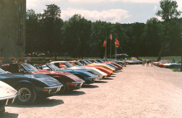 Swiss Corvette Club International - Treffen in Dijon 1988