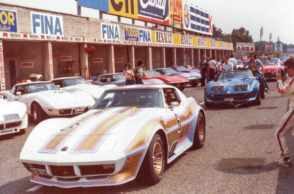 Swiss Corvette Club International in Monza 1980
