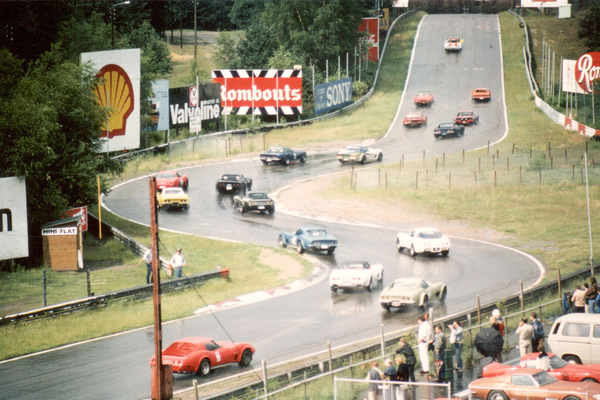 Swiss Corvette Club International in Zandvoort 1982