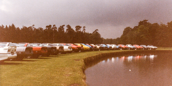 Swiss Corvette Club International in Zolder 1987