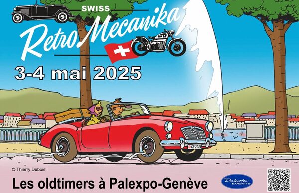 Swiss RetroMecanika 2025 - Veranstaltungssujet von Thierry Dubois