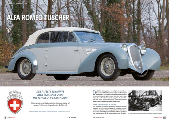 SwissClassics 72-2/19 - Alfa Romeo Tüscher