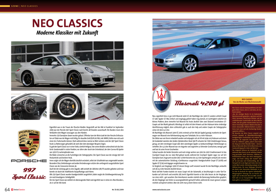 SwissClassics 72-2/19 - Neo Classics - Moderne Klassiker mit Zukunft