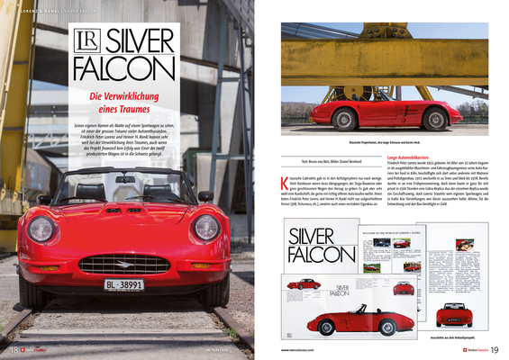 Image: SwissClassics 73-3/19 - Silver Falcon - The realization of a dream