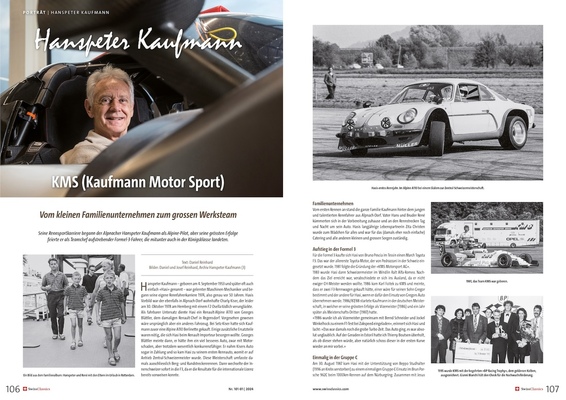 Bild SwissClassics Revue 101-1/2024 – Porträt | Hanspeter Kaufmann