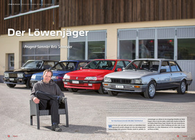 SwissClassics Revue 102-2 | 2024 - Der Löwenjäger - Peugeot-Sammler Reto Schneider