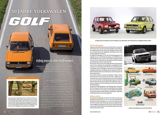SwissClassics Revue 103-3 | 2024 - 50 Jahre VW Golf