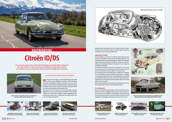 SwissClassics Revue 103-3 | 2024 - Kaufberatung: Citroën DS/ID