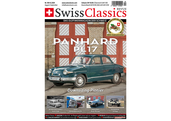 Bild: SwissClassics Revue 104-4 | 2024 - Titelseite