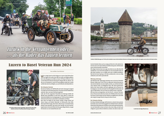 SwissClassics Revue 105-5 | 2024 - Schnauferl-Party: Luzern-to-Basel-Run