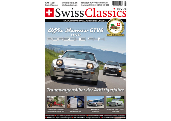 Bild: SwissClassics Revue 105-5 | 2024 - Titelseite