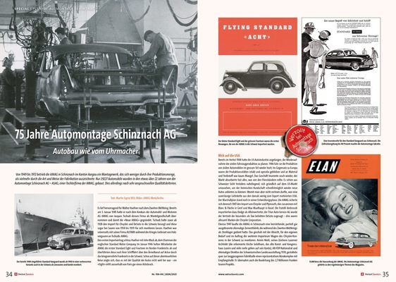Bild SwissClassics Revue 106-6 | 2024/2025 – 75 Jahre Automontage Schinznach AG - Autobau wie beim Uhrenmacher