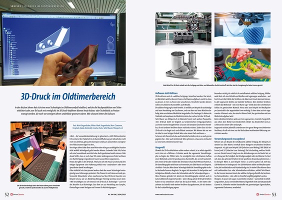 Bild: SwissClassics Revue 106-6 | 2024/2025 – Special: 3D-Druck