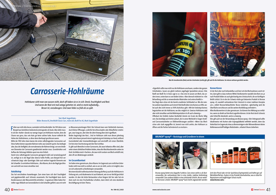 SwissClassics Revue 108-2 | 2025 - Special: Car body cavities