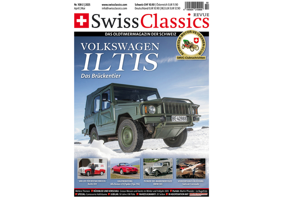 Bild: SwissClassics Revue 108-2 | 2025 – Titelseite