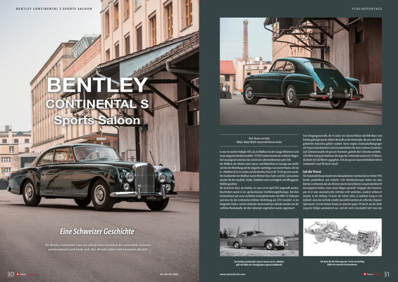 SwissClassics Revue 109-3 | 2025 - A Swiss story: Bentley Continental S Sports Saloon