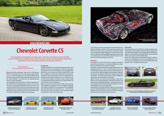 SwissClassics Revue 109-3 | 2025 - Buying advice: Chevrolet Corvette C5
