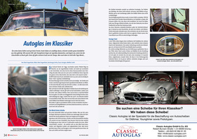 SwissClassics Revue 109-3 | 2025 – Special: Autoglas im Klassiker SwissClassics Revue 109-3 | 2025 – Special: Autoglas im Klassiker