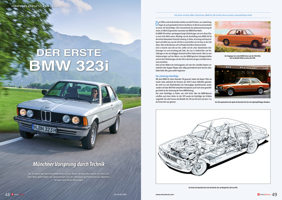 Bild SwissClassics Revue 111-5 | 2025 – Der erste BMW 323i