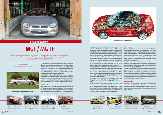 Bild SwissClassics Revue 111-5 | 2025 – Kaufberatung MGF