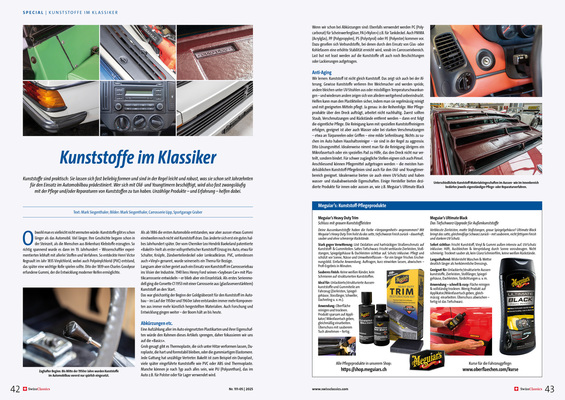Bild SwissClassics Revue 111-5 | 2025 – Kunststoffe im Klassiker
