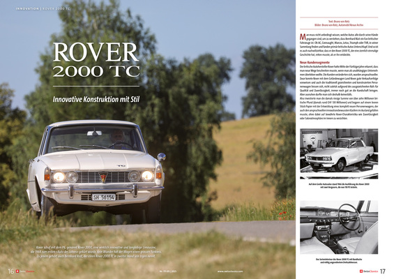 Bild SwissClassics Revue 111-5 | 2025 – Rover 2000 TC