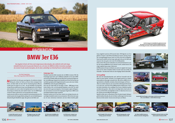 Image: SwissClassics Revue 112-6 | 2025/26 - BMW 3 Series E36