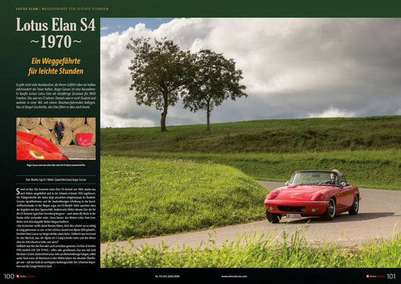 Image: SwissClassics Revue 112-6 | 2025/26 - Lotus Elan S4 (1970)