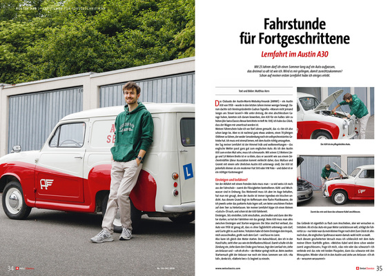 SwissClassics Revue 116-4 | 2026 – Fahrstunde für Fortgeschrittene