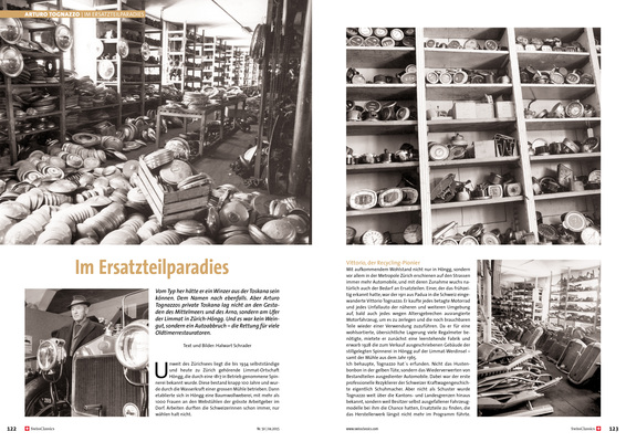 Bild SwissClassics Revue 50-4/2015 - Ersatzteilparadies