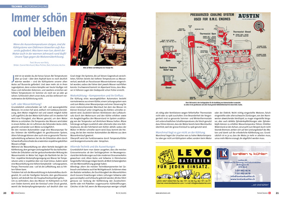 Bild SwissClassics Revue 50-4/2015 - Motorkühlung