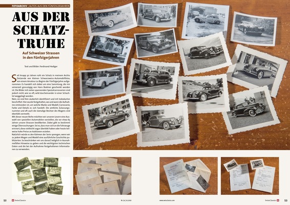 Bild SwissClassics Revue 54-2/2016 - Aus der Schatz-Truhe