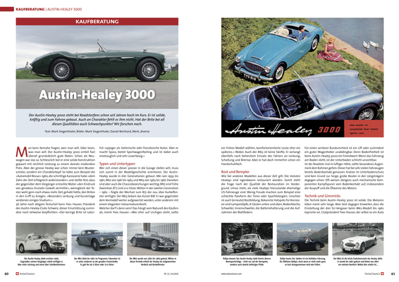 Bild: SwissClassics Revue 55-3/2016 - Austin-Healey 3000