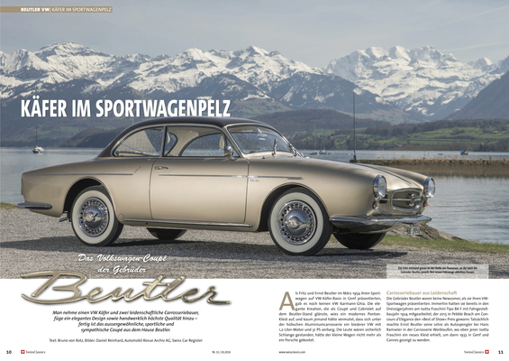 SwissClassics Revue 55-3/2016 - Käfer im Sportwagenpelz