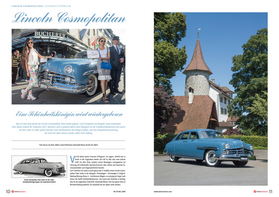 SwissClassics Revue 56-4/2016 - Lincoln Cosmopolitan