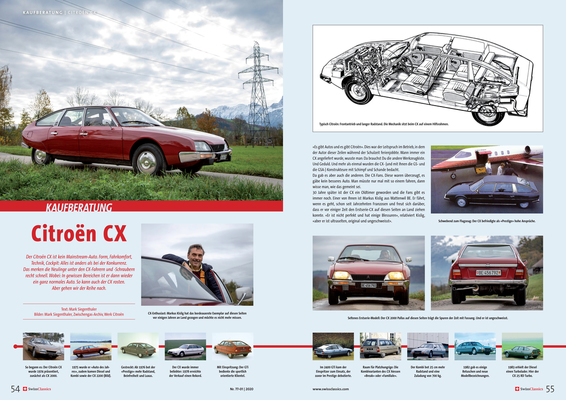 Bild SwissClassics Revue 77-1/2020 - Citroën CX - Kaufberatung