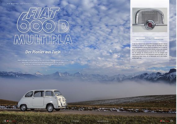 SwissClassics Revue 78-2/2020 - Fiat 600D Multipla - Der Pionier aus Turin