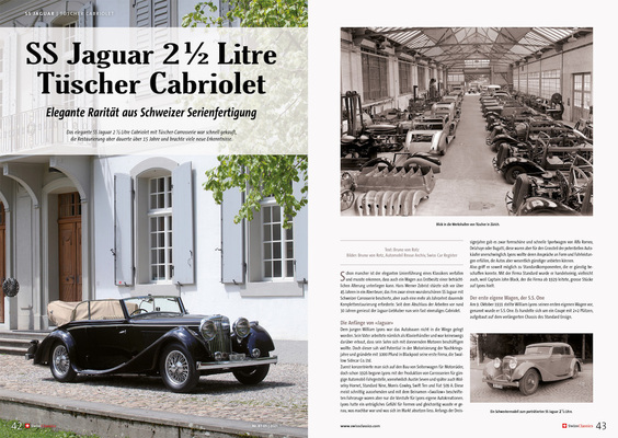 Bild: SwissClassics Revue 87-5/2021 – Englische Eleganz vom Hardturm