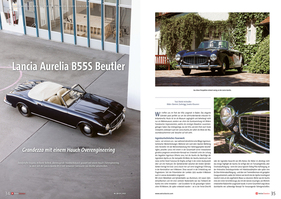SwissClassics Revue 89-1/22 – Bei der Lancia Aurelia B55S Beutler trifft italienische Technik-Avantgarde auf Schweizer Karosserie-Handwerk.