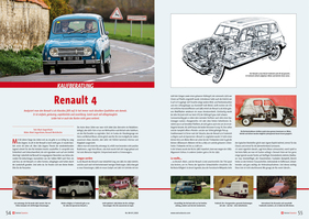 SwissClassics Revue 89-1/22 – Die Kaufberatung gilt der "Quatrelle", dem legendären Renault 4.