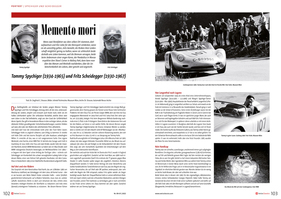 SwissClassics Revue 89-1/22 – Wir erinnern an zwei früh verstorbene Grössen des Schweizer Rennsports.