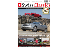 Bild zu Artikel Neu am Kiosk: SwissClassics Revue 91-3/2022 – Mercedes-Benz 190 SL und SLK, MG VA, Triumph TR4/5/6, Sbarro, Vonlanthen, Lomos Sesselrad…