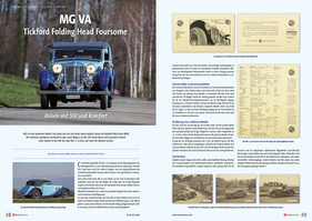 SwissClassics Revue 91-3/2022 – Der etwas untypische MG mit edler Karosserie.