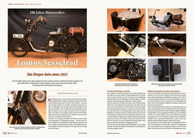 SwissClassics Revue 91-3/2022 – Sogar echte Pioniere wie das Lomos Sesselrad gehen manchmal vergessen.