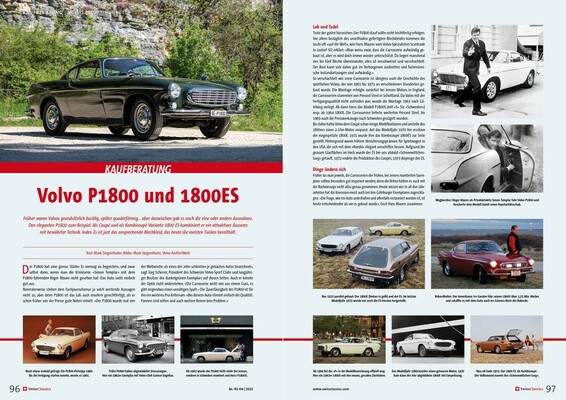 SwissClassics Revue 92-4/2022 - Kaufberatung Volvo P 1800 und 1800 ES