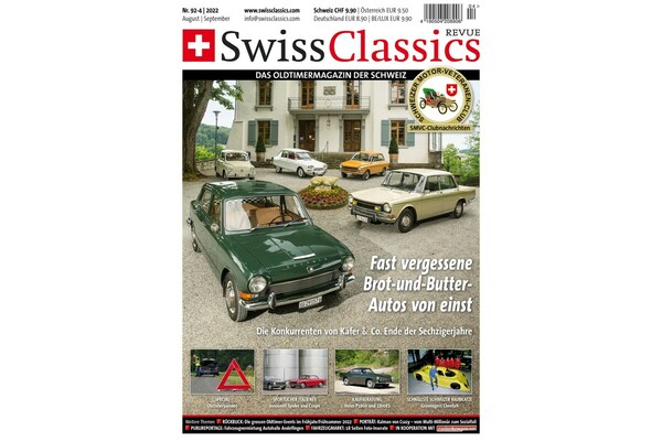 Image: SwissClassics Revue 92-4/2022 - Title page